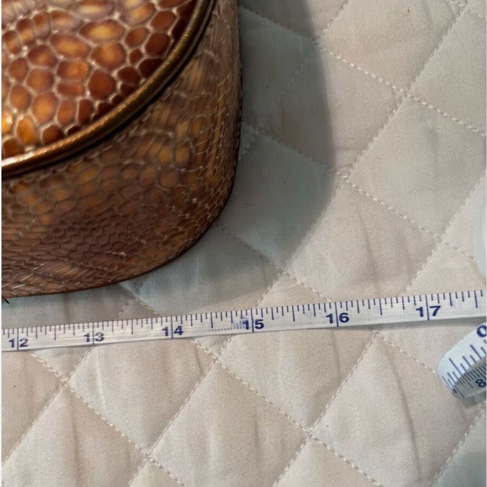 BRAHMIN Patent Python EUC Handbag - Picture 11 of 12